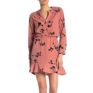 Joie Acey Long Sleeve Dress in Antique Pink, size small. Excellent condition!